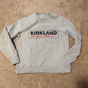 Kirkland Signature Gray Crewneck Sweatshirt